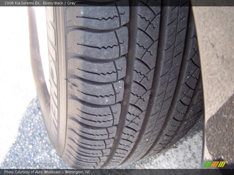 Ebony Black / Gray 2008 Kia Sorento EX