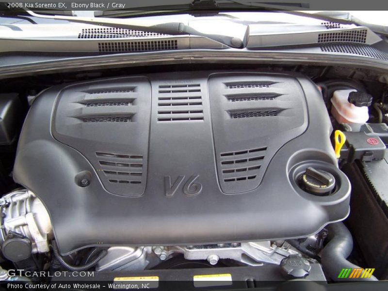 Ebony Black / Gray 2008 Kia Sorento EX