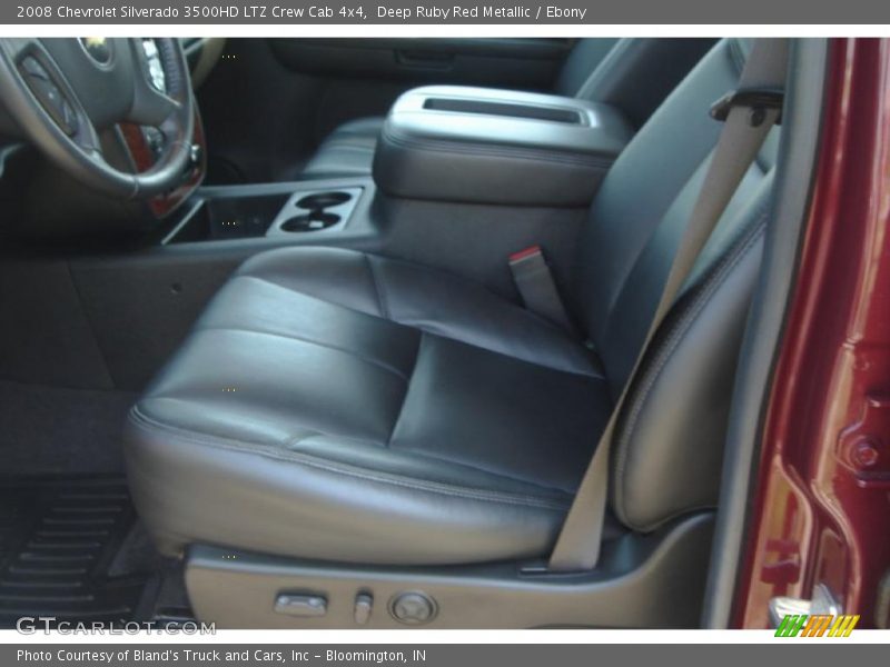Deep Ruby Red Metallic / Ebony 2008 Chevrolet Silverado 3500HD LTZ Crew Cab 4x4