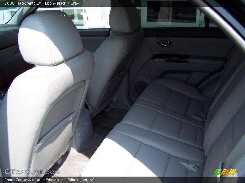 Ebony Black / Gray 2008 Kia Sorento EX