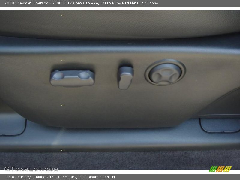 Deep Ruby Red Metallic / Ebony 2008 Chevrolet Silverado 3500HD LTZ Crew Cab 4x4