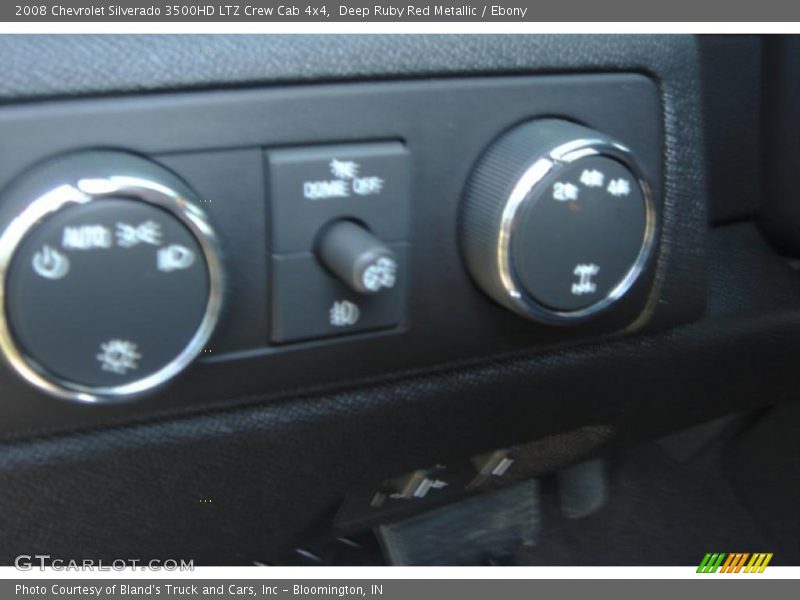 Deep Ruby Red Metallic / Ebony 2008 Chevrolet Silverado 3500HD LTZ Crew Cab 4x4