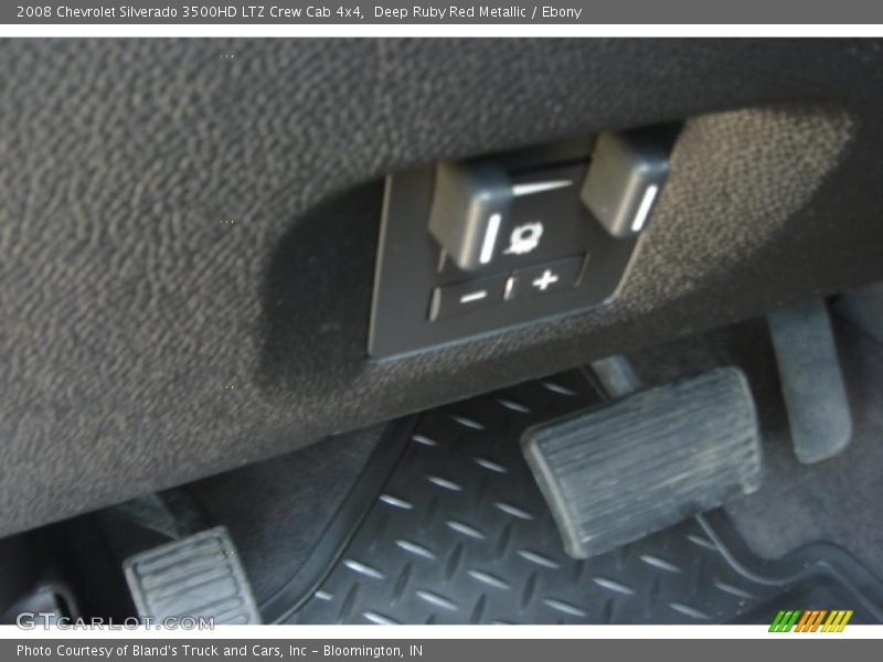 Deep Ruby Red Metallic / Ebony 2008 Chevrolet Silverado 3500HD LTZ Crew Cab 4x4