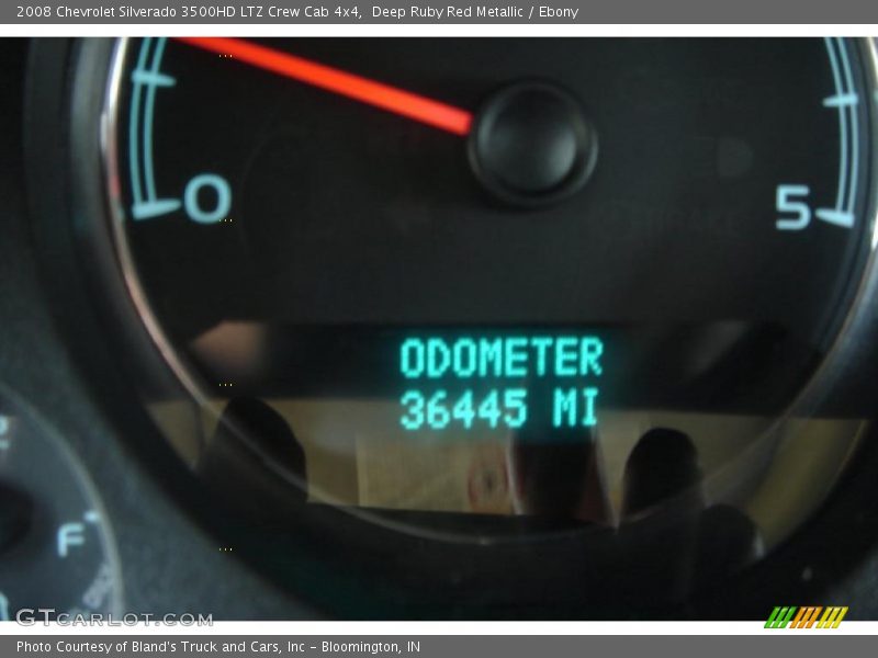 Deep Ruby Red Metallic / Ebony 2008 Chevrolet Silverado 3500HD LTZ Crew Cab 4x4