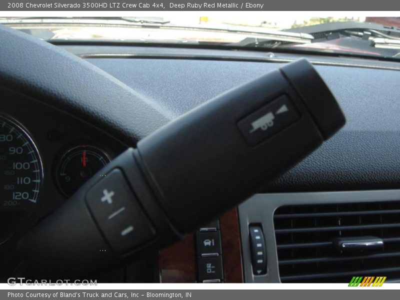 Deep Ruby Red Metallic / Ebony 2008 Chevrolet Silverado 3500HD LTZ Crew Cab 4x4