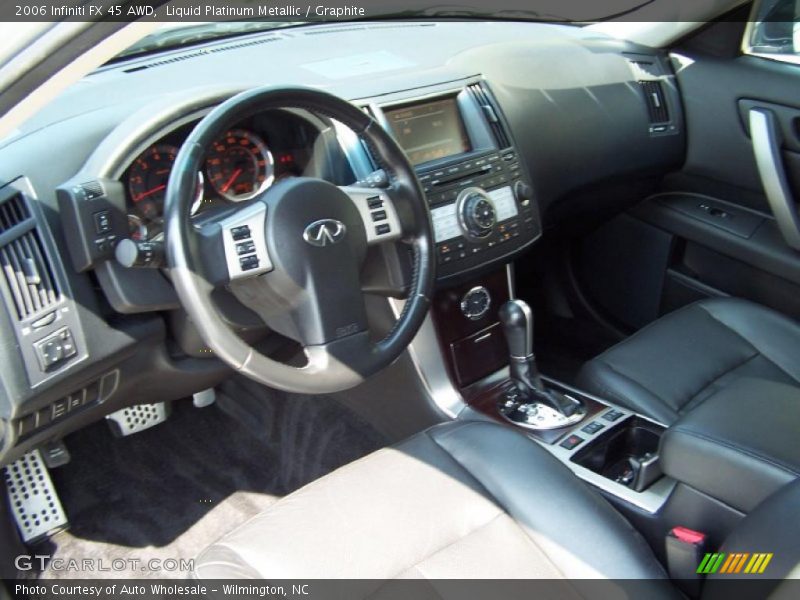 Liquid Platinum Metallic / Graphite 2006 Infiniti FX 45 AWD