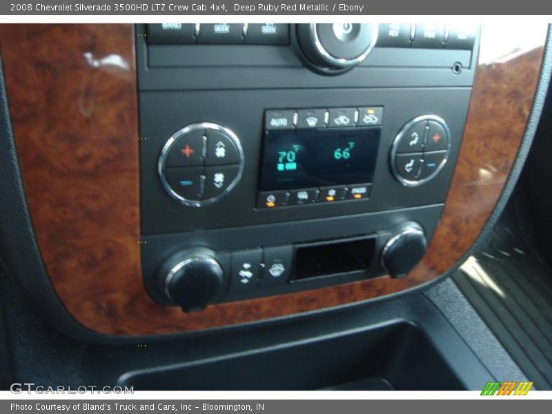 Deep Ruby Red Metallic / Ebony 2008 Chevrolet Silverado 3500HD LTZ Crew Cab 4x4