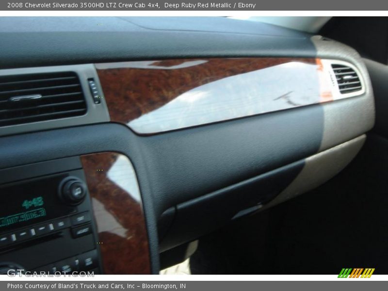 Deep Ruby Red Metallic / Ebony 2008 Chevrolet Silverado 3500HD LTZ Crew Cab 4x4
