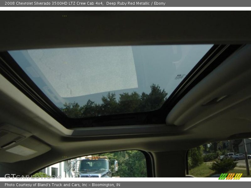 Deep Ruby Red Metallic / Ebony 2008 Chevrolet Silverado 3500HD LTZ Crew Cab 4x4