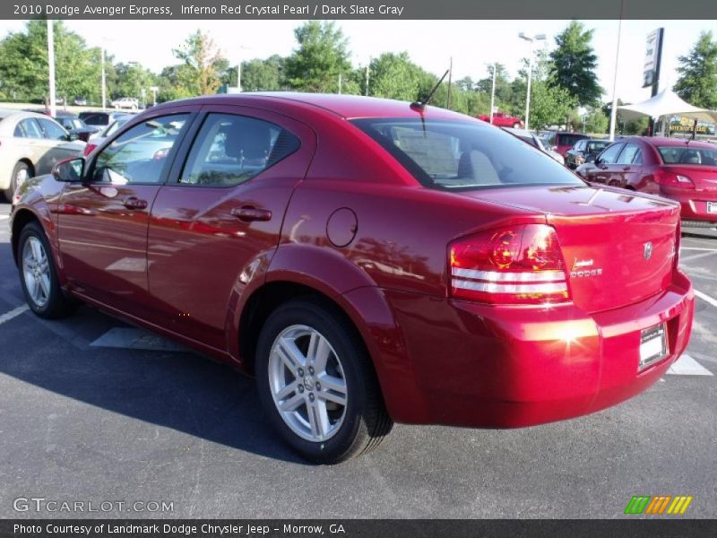 Inferno Red Crystal Pearl / Dark Slate Gray 2010 Dodge Avenger Express