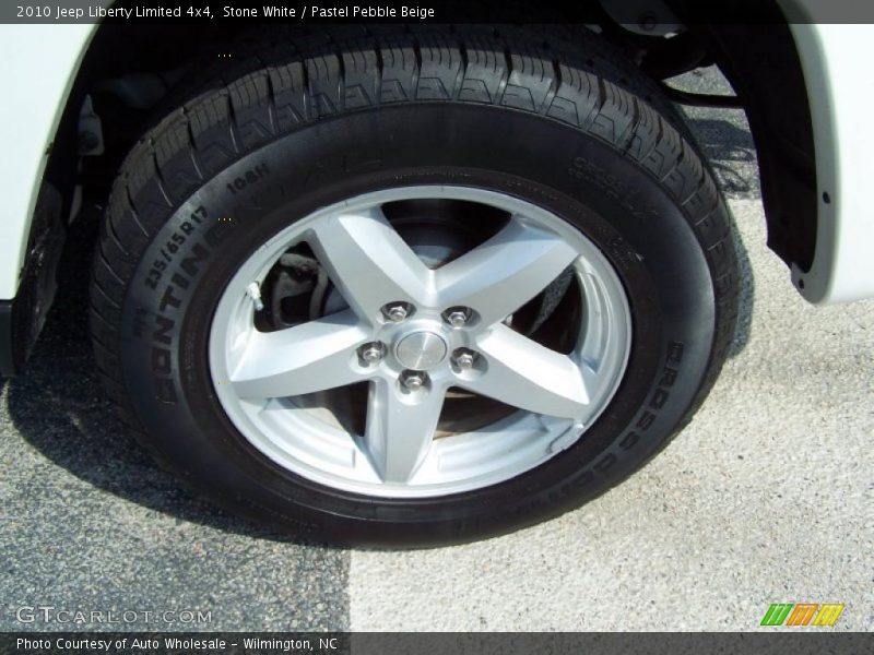 Stone White / Pastel Pebble Beige 2010 Jeep Liberty Limited 4x4