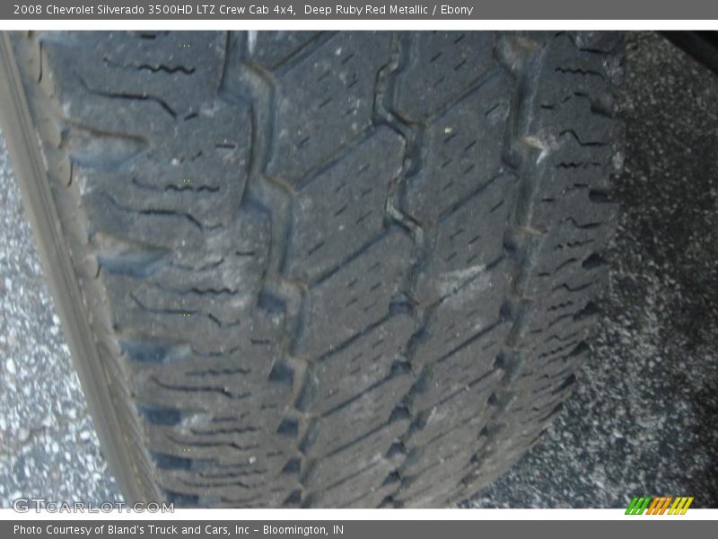 Deep Ruby Red Metallic / Ebony 2008 Chevrolet Silverado 3500HD LTZ Crew Cab 4x4