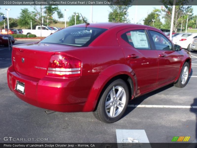 Inferno Red Crystal Pearl / Dark Slate Gray 2010 Dodge Avenger Express