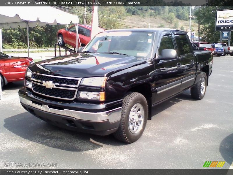 Black / Dark Charcoal 2007 Chevrolet Silverado 1500 Classic LS Crew Cab 4x4