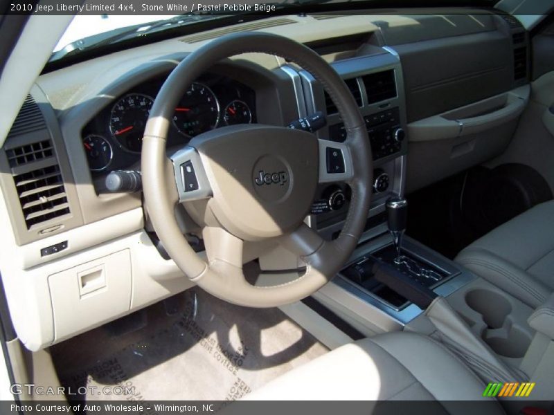 Stone White / Pastel Pebble Beige 2010 Jeep Liberty Limited 4x4