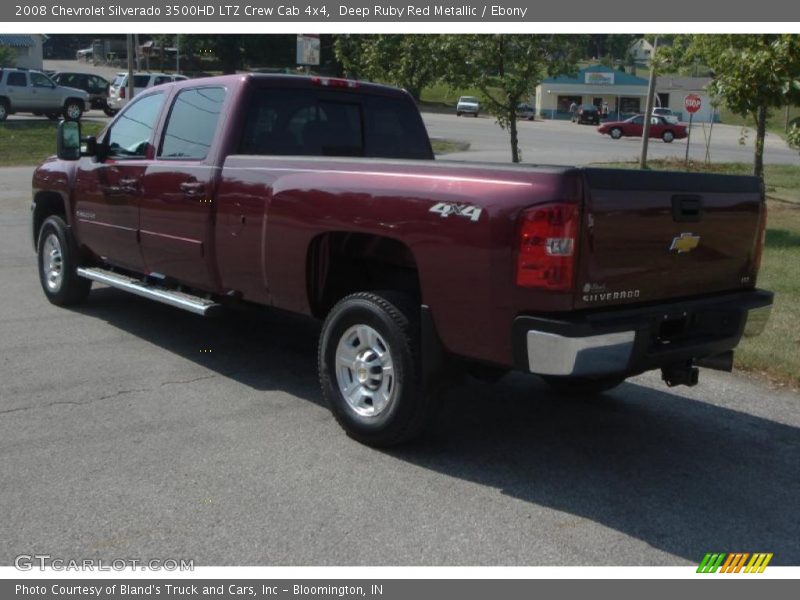 Deep Ruby Red Metallic / Ebony 2008 Chevrolet Silverado 3500HD LTZ Crew Cab 4x4