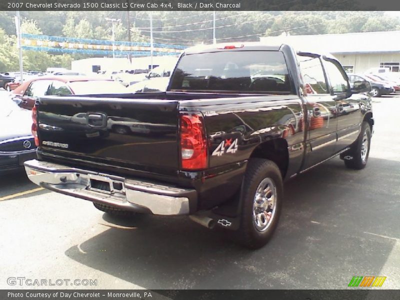 Black / Dark Charcoal 2007 Chevrolet Silverado 1500 Classic LS Crew Cab 4x4