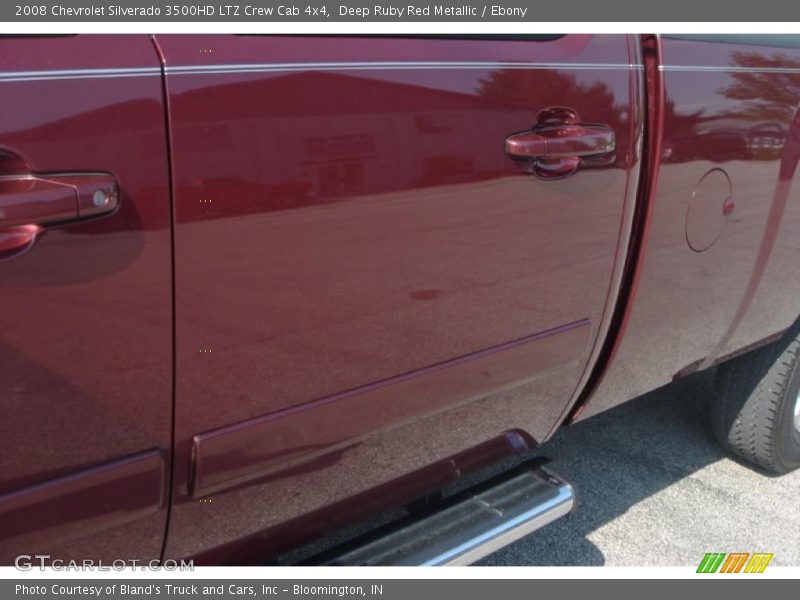 Deep Ruby Red Metallic / Ebony 2008 Chevrolet Silverado 3500HD LTZ Crew Cab 4x4