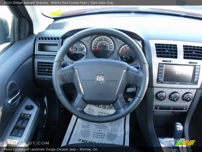 Inferno Red Crystal Pearl / Dark Slate Gray 2010 Dodge Avenger Express