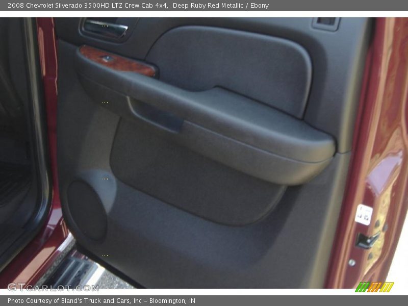 Deep Ruby Red Metallic / Ebony 2008 Chevrolet Silverado 3500HD LTZ Crew Cab 4x4