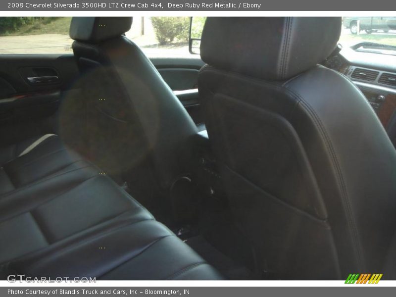 Deep Ruby Red Metallic / Ebony 2008 Chevrolet Silverado 3500HD LTZ Crew Cab 4x4