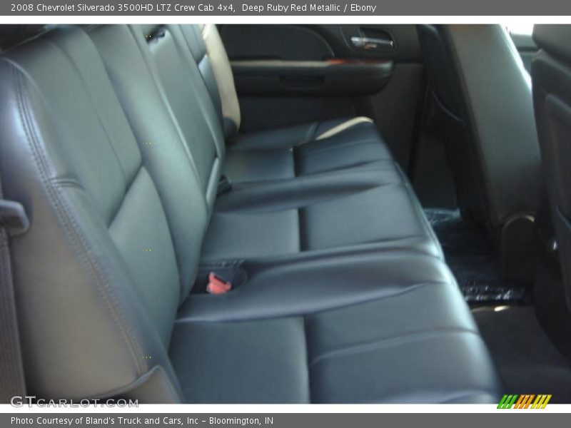 Deep Ruby Red Metallic / Ebony 2008 Chevrolet Silverado 3500HD LTZ Crew Cab 4x4