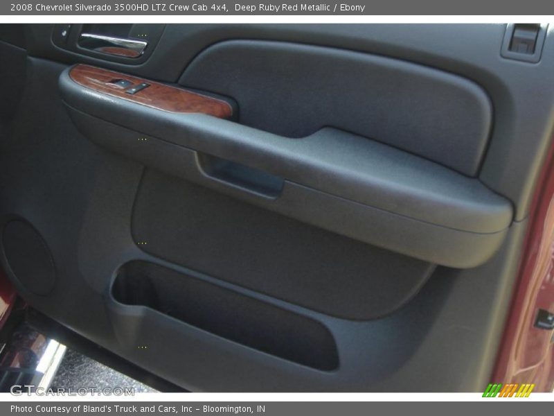 Deep Ruby Red Metallic / Ebony 2008 Chevrolet Silverado 3500HD LTZ Crew Cab 4x4