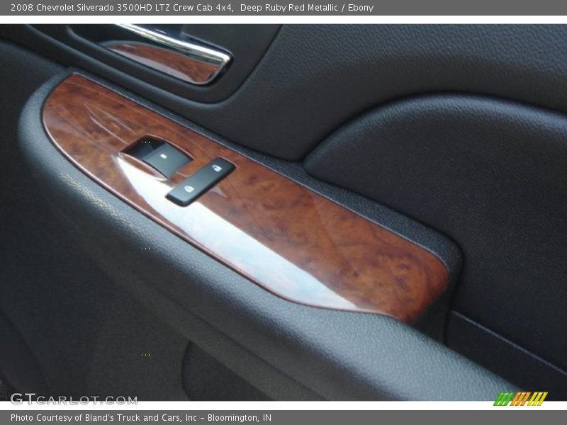 Deep Ruby Red Metallic / Ebony 2008 Chevrolet Silverado 3500HD LTZ Crew Cab 4x4