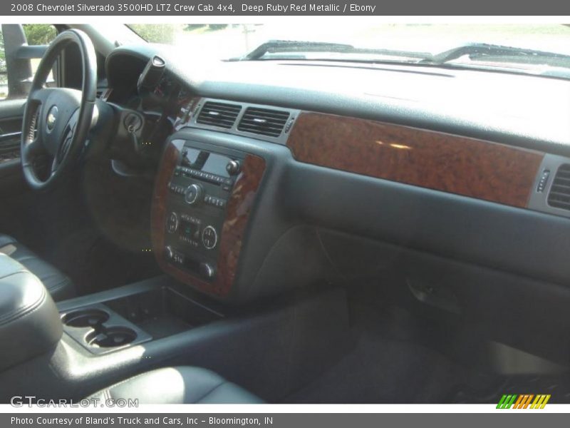 Deep Ruby Red Metallic / Ebony 2008 Chevrolet Silverado 3500HD LTZ Crew Cab 4x4