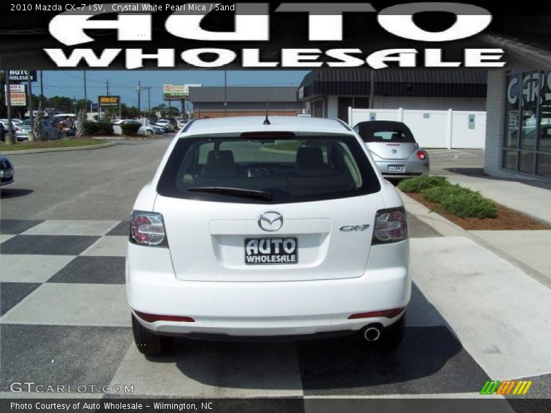 Crystal White Pearl Mica / Sand 2010 Mazda CX-7 i SV