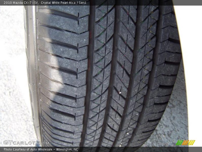 Crystal White Pearl Mica / Sand 2010 Mazda CX-7 i SV