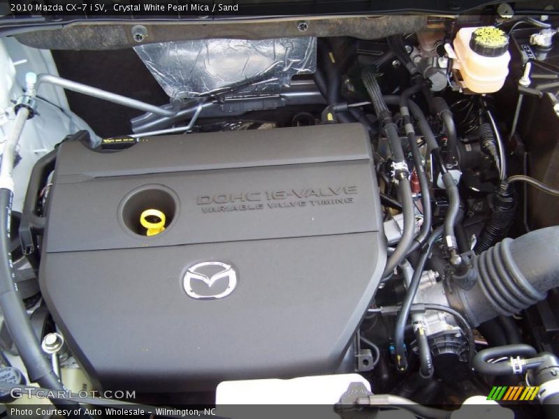 Crystal White Pearl Mica / Sand 2010 Mazda CX-7 i SV
