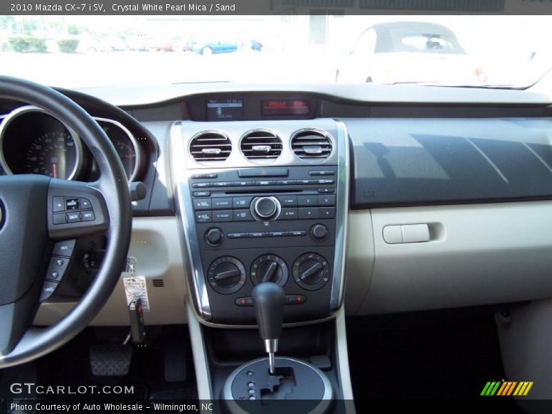 Crystal White Pearl Mica / Sand 2010 Mazda CX-7 i SV