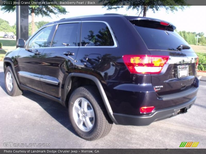 Blackberry Pearl / Black 2011 Jeep Grand Cherokee Laredo