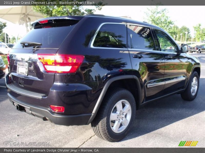Blackberry Pearl / Black 2011 Jeep Grand Cherokee Laredo
