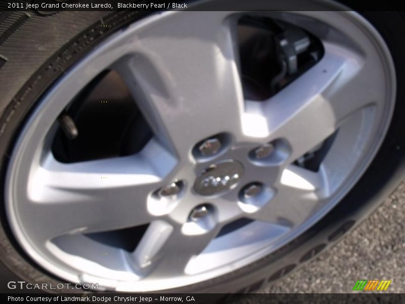 Blackberry Pearl / Black 2011 Jeep Grand Cherokee Laredo