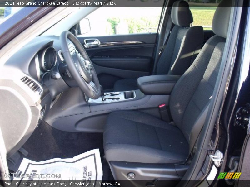 Blackberry Pearl / Black 2011 Jeep Grand Cherokee Laredo