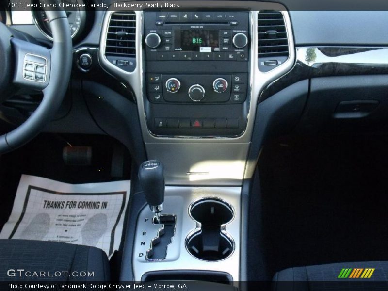 Blackberry Pearl / Black 2011 Jeep Grand Cherokee Laredo