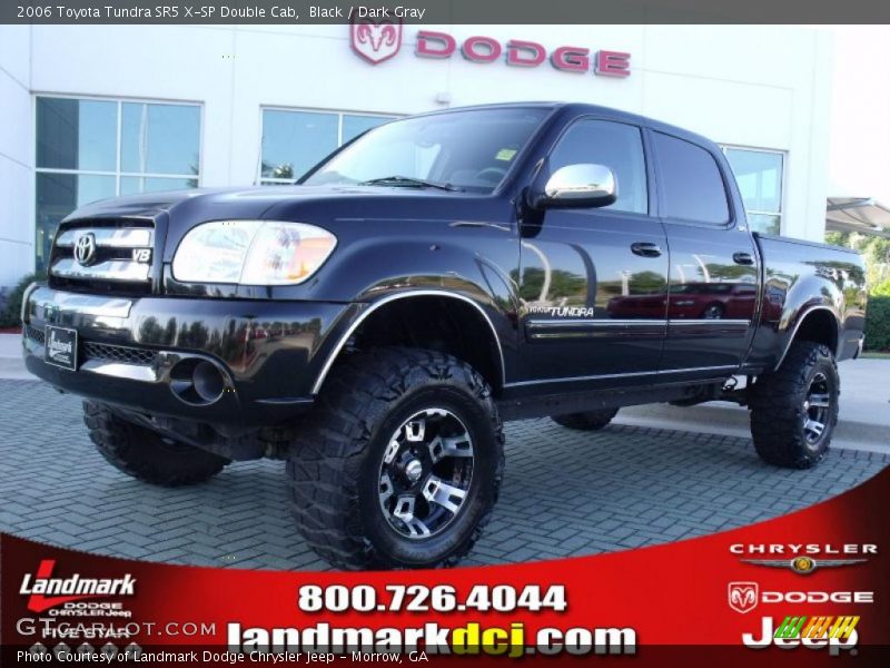 Black / Dark Gray 2006 Toyota Tundra SR5 X-SP Double Cab
