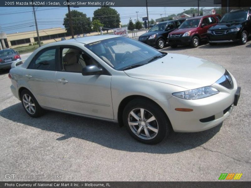 Glacier Silver Metallic / Gray 2005 Mazda MAZDA6 i Sedan