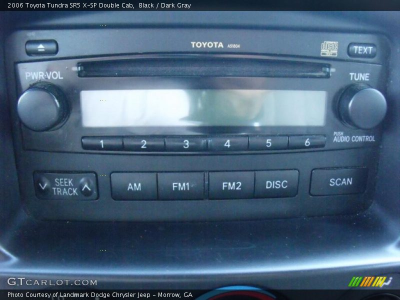 Black / Dark Gray 2006 Toyota Tundra SR5 X-SP Double Cab