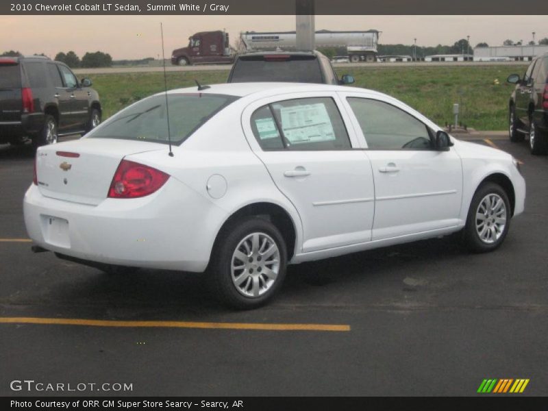 Summit White / Gray 2010 Chevrolet Cobalt LT Sedan