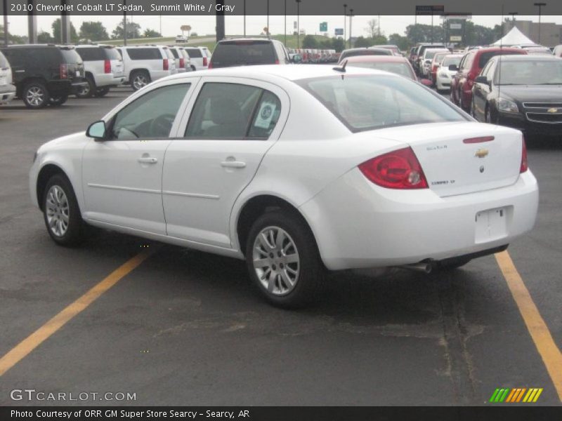 Summit White / Gray 2010 Chevrolet Cobalt LT Sedan