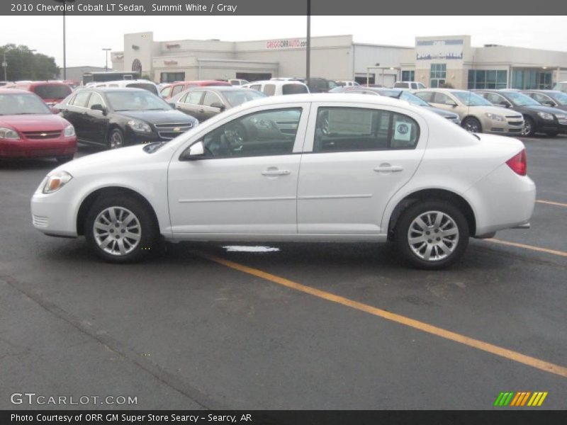 Summit White / Gray 2010 Chevrolet Cobalt LT Sedan