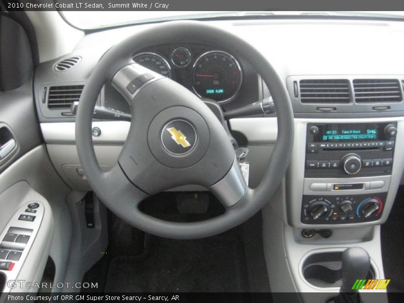 Summit White / Gray 2010 Chevrolet Cobalt LT Sedan