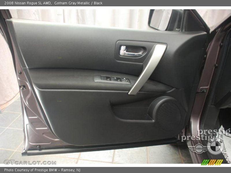 Gotham Gray Metallic / Black 2008 Nissan Rogue SL AWD