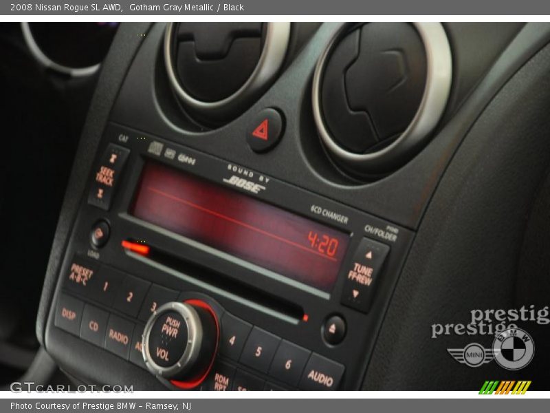 Gotham Gray Metallic / Black 2008 Nissan Rogue SL AWD