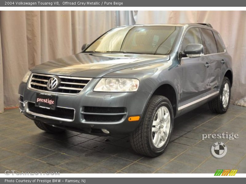 Offroad Grey Metallic / Pure Beige 2004 Volkswagen Touareg V8