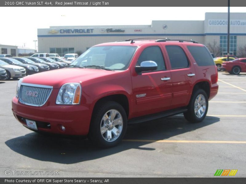 Red Jewel Tintcoat / Light Tan 2010 GMC Yukon SLT 4x4