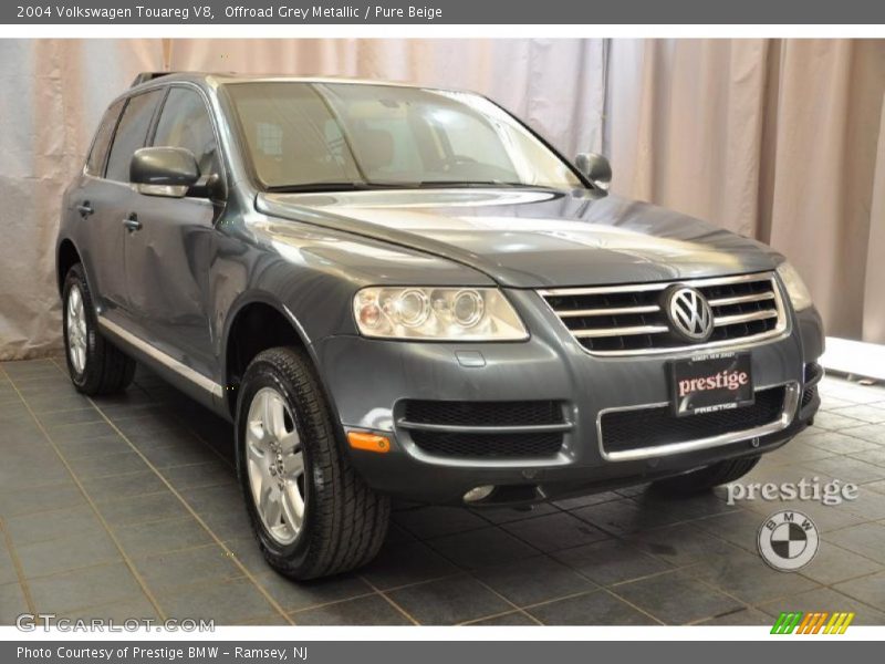 Offroad Grey Metallic / Pure Beige 2004 Volkswagen Touareg V8